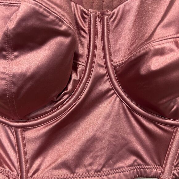 Auden Satin Mauve Corset NWT XXL - Picture 3 of 5